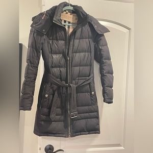 Burberry Brit Puffer Coat.